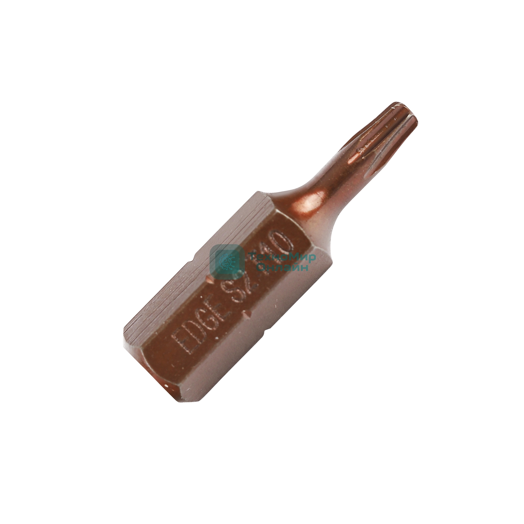 Бита EDGE by PATRIOT T10, сталь S2, длина 25 мм, 2шт в блистере