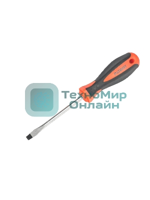 Отвертка Patriot SL6x100, CR-V, магнитная, двухкомпонентная рукоятка