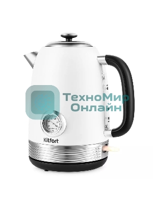 Чайник электрический Kitfort КТ-6603 1.7л. 2200Вт белый (корпус: пластик)