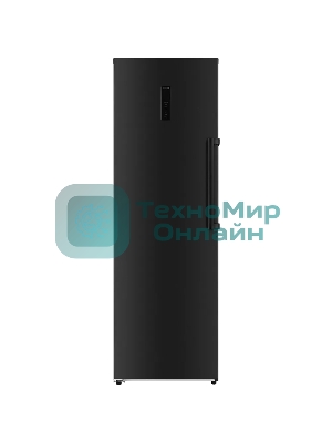 Морозильная камера Kuppersberg NFS 189 DX, High-Tech, отдельностоящая, ВхШхГ 185х60х65 см, объем 304 л, электронное управление, No Frost, LED дисплей, LED освещение, супер заморозка, инверторный компрессор, энергоэффективность А+, уровень шума 43 дБ, цвет черный