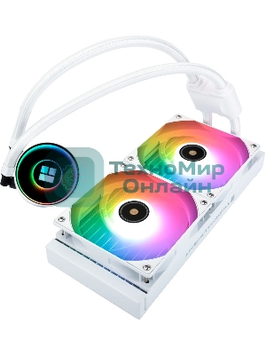 Водяное охлаждение для процессора Thermalright Frozen Notte 240 White ARGB V2 белый (240мм, ARGB/ Fans: 2x120мм, 72.37CFM, 27.7dBA, 2000RPM/ Pump height 54мм, 28dBA, 5300RPM, Rad thickness 27мм/ S: 1200, 1700, 1851, 2011, 2066, 115X, AM2, AM2+, AM3, AM3+, AM4, AM5, FM1, FM2, FM2+)