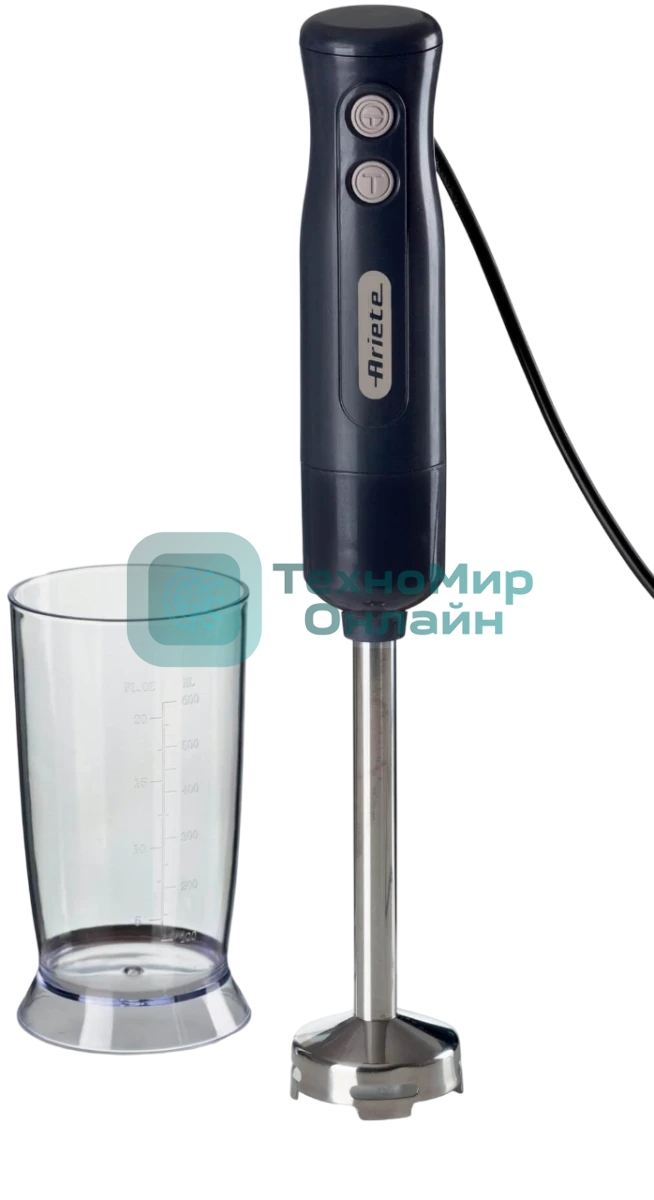 Блендер погружной Ariete Breakfast 0601/00 серый, 700 Вт, 2 скорости