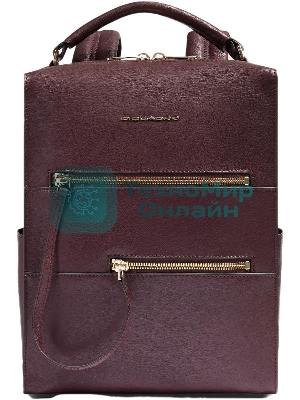 Рюкзак женский Piquadro Patricia CA6771W140/BO бургунди кожа