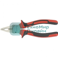 Плоскогубцы Matrix NICKEL 180 мм, никелированные, двухкомпонентные рукоятки