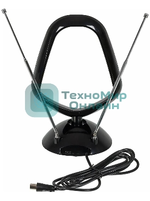 Антенна телевизионная Hyundai H-TAI320 13дБ активная черный