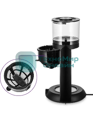 Кофеварка капельная Kitfort КТ-7136 черный, исп. кофе - молотый, 0.5 л, 680 Вт.