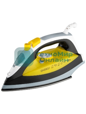Утюг ENERGY EN-349 желтый/черный, 2200 Вт, 12 г/мин, 280 мл