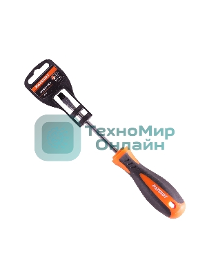 Отвертка Patriot SL6x100, CR-V, магнитная, двухкомпонентная рукоятка