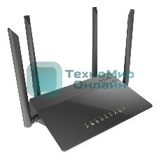 Маршрутизатор беспроводной D-Link DIR-841/RU/A1B, Wireless AC1200 Dual-Band Router with 1 10/100/1000Base-T WAN port and 410/100Base-TX LAN ports.802.11b/g/n compatible, 802.11AC up to 866Mbps,1 10/100/1000Base-T WAN port, 4