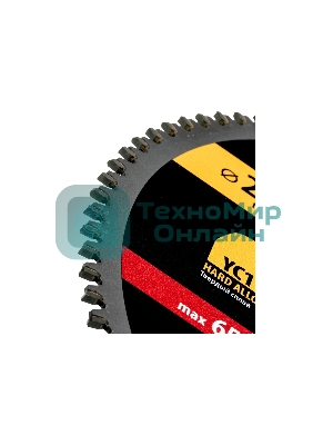 Пильный диск по алюминию Denzel ф210 х 30 мм, 80 зубьев