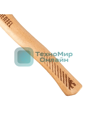 Топор Denzel 600 г, кованый, буковое топорище