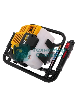 Мотобур Denzel DX-52 объем двигателя 52 см3, соединение 20 мм, без шнека