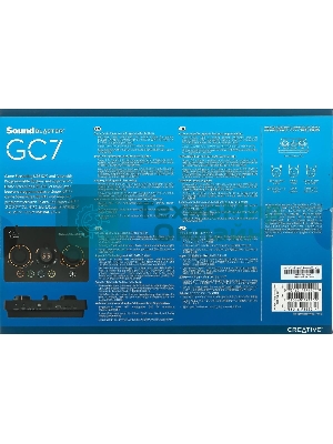 Звуковая карта Creative USB Sound BlasterX GC7 (Super X-Fi Ultra DSP) 7.1 Ret