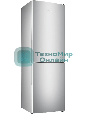 Холодильник Atlant XM-4621-181 серебристый двухкамерный 205/119л морозилка снизу