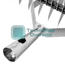 Грабли Palisad BASE двусторонние аэраторные, стальные, зубъя 11/21шт, 340 мм, без черенка