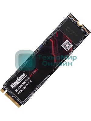 Накопитель SSD Kingspec PCI-E 4.0 x4 512Gb XF-512 M.2 2280