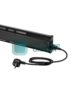 Конвектор электрический плинтусный СОКОЛ 60-0124, черный, 450 Вт, 15 м2