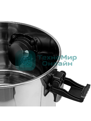 Строительный пылесос Denzel RVC30 серебристый, 1400 Вт, уборка сухая/сбор воды/выдув, пылесборник мешок, 30 л