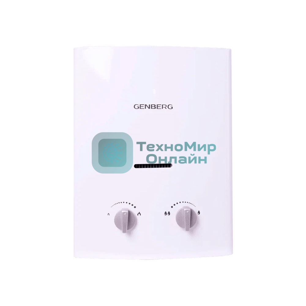 Водонагреватель GENBERG 105.01 Бездымоходный 5 л. Белая