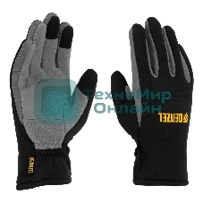 Перчатки универсальные Denzel 68086 искусственный мех, работа с сенсорным экраном, размер 8
