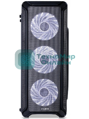 Компьютерный корпус ZALMAN I3, без БП, большое боковое окно, черный,ATX