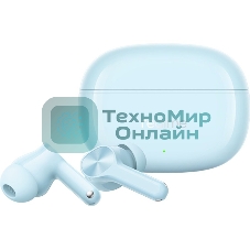 Наушники TWS Realme Buds T200x голубой, внутриканальные, Bluetooth, до 30 ч