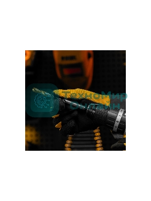 Сверло спиральное по металлу Denzel 9 x 125мм, Р6М5, Golden Tip, многогранная заточка