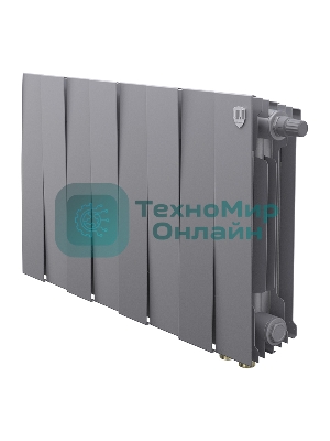 Радиатор биметаллический Royal Thermo PianoForte 300 Серебристый VR80 - 8 секц.