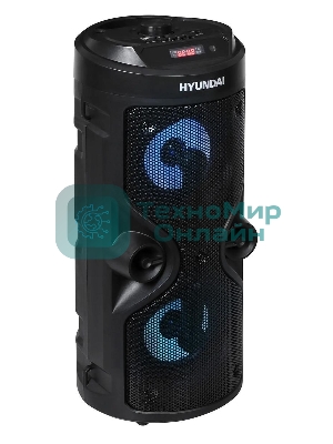 Минисистема Hyundai H-MC150 черный 50Вт/FM/USB/BT/SD/MMC