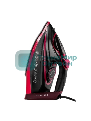 Утюг Galaxy GL 6133 черный/розовым, 3200 Вт, 80 г/мин, 240 г/мин, 320 мл