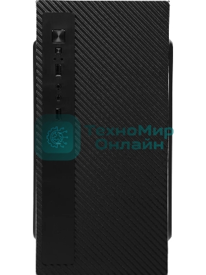 Компьютерный корпус Accord Entry ACC-2053B черный без БП mATX 1x80мм 1x120мм 2xUSB2.0 audio