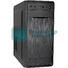 Компьютерный корпус Miditower ExeGate XP-332 Black, ATX, (XP400, Black,120мм), 2*USB, Audio