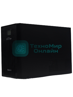 Источник бесперебойного питания (ИБП) Raskat HIL-3000VA+ 3000VA, 2400Вт, 6xIEC320, LCD, USB type-B, 2xRJ-45, 1xRS232, чистая синусоида