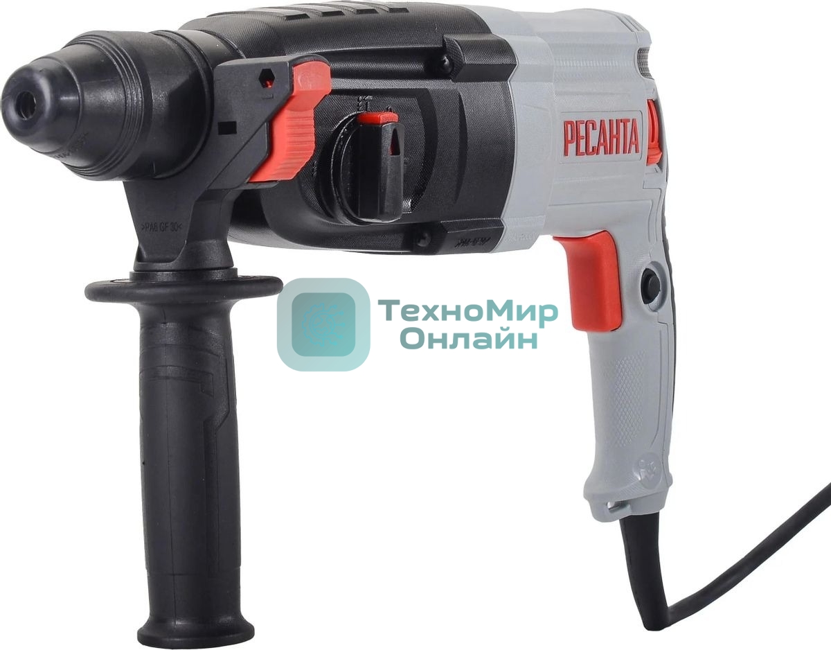 Перфоратор Ресанта П-32-1000К SDS-plus уд.:5.2Дж 1000Вт (кейс в комплекте)