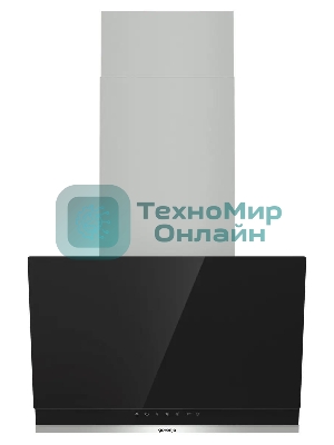 Вытяжка наклонная Gorenje WHI649X21P черный/серебристый, 60 см, 740 куб. м/ч, 67 дБ