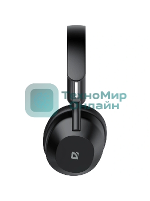 Беспроводные/проводные наушники Defender FreeMotion B1000 черный, накладные, Bluetooth + проводной