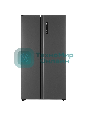 Холодильник Haier HRF-600DB7RU черный двухкамерный 388/210л морозилка сбоку, No Frost, Side by Side