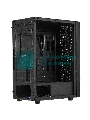 Компьютерный корпус Accord 3312 черный без БП ATX 2xUSB2.0 1xUSB3.0 audio bott PSU