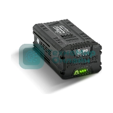 Аккумулятор GreenWorks 82V (модель G82B5) (2914607) - это литий ионная (Li-ion) батарея, силой тока 5 ампер/час и выполненная по самым передовым технологиям.Применяется в линейке всех устройств Greenworks 82V Coммercial.Аккумулятор состоит из ячеек производства японской компании LG. Ячейки этого производителя обладают самыми высокими показателями по емкости и выдаваемому напряжению, и относятся к классу A++. Батарея снабжена специальной платой управления, благодаря которой ячейки заряжаются и разряжаются равномерно и одновременно, что значительно продлевает срок жизни аккумулятора (среднее время 7 лет), а также отсутствует эффект потери мощности инструмента при разряде. Для надежной работы аккумулятор снабжен чипом, который защищает его от перезаряда, перегрева и глубокого разряда.Благодаря высокотехнологичным ячейкам, плате управления и защитному чипу, аккумулятор обладает долгим сроком службы - до 2000 циклов заряда-разряда. Корпус - ударопрочный, с прорезинен