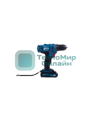 Дрель-шуруповерт Кратон CD-18-Li-2,0, 18 В, 2 Ач, 32 Нм, щеточный