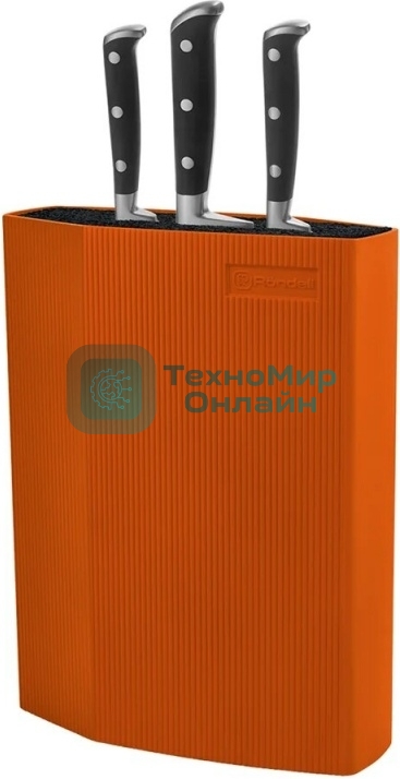 Подставка для ножей Rondell RD-470 (Orange) ABS пластик.