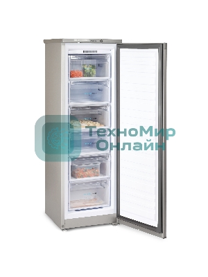 Морозильная камера Бирюса M416 металлик, 175л, 6 ящиков