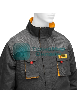 Куртка профессиональная рабочая Denzel 65% полиэстер 35% хлопок, XL