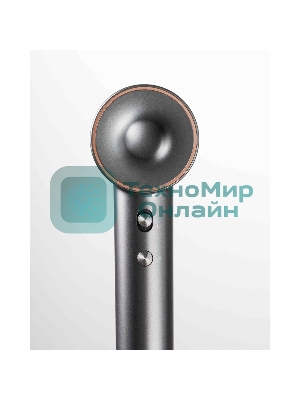 Фен Haier HHD-603 графитовый, 1600 Вт, компактный, ионизация