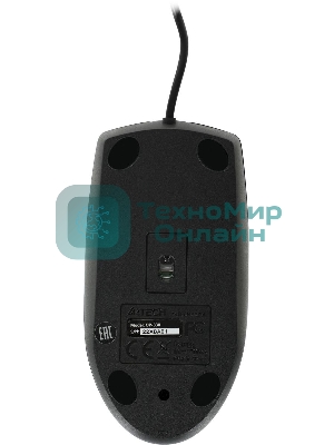 Комплект клавиатура+мышь A4Tech KK-3330 проводной, USB, 1200 DPI, чёрный