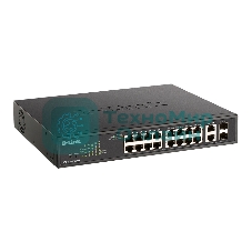 Коммутатор D-Link DGS-1100-18PV2/A3A, 16×1 Гбит/с + 2×1 Гбит/с Combo, настраиваемый