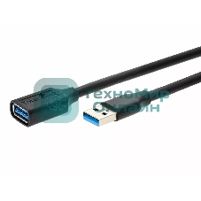 Кабель удлинительный USB3.0 Am-Af 5m Telecom черный (TUS708-5M)