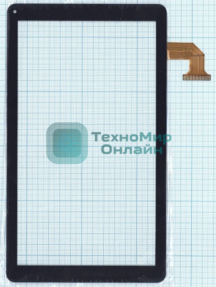 Сенсорное стекло (тачскрин) FX-10.1-0092A-F-02, черное