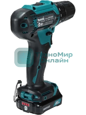 Дрель-шуруповерт Makita DF333DSAX6, 12 В, 2 Ач, 30 Нм, бесщеточный