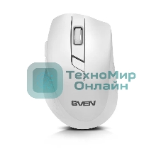 Мышь беспроводная SVEN RX-425W белый, 1600 dpi, радиоканал, USB, кнопки - 6